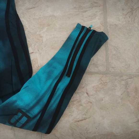 Better Bodies Grunge Teal Workout Tights - Picture 6 of 6